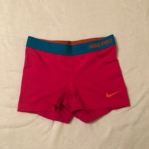 Nike Pro spandex shorts